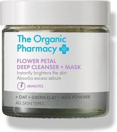 Очищающий крем The Organic Pharmacy Flower Petal Deep Cleanser + Mask