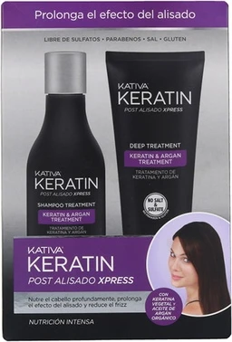 Набор Шампунь и Средство Kativa Keratin Post Straightening Xpress Kit