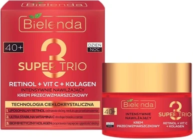 Cream Bielenda Super Trio Intensively Moisturizing Anti-Wrinkle Cream 40+ Day/Night
