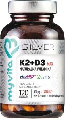 Витамин Myvita Silver Витамин K2 + D3 Макс
