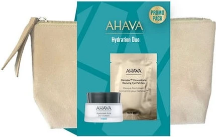 Крем для лица Ahava Hydration Duo Promo Увлажняющий крем с гиалуроновой кислотой 24/7 с лаймом 50 мл и патчи для глаз Osmoter (одна пара)
