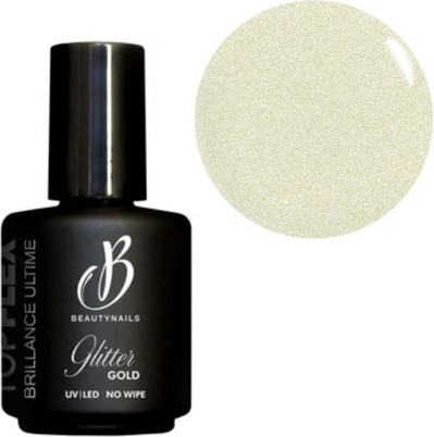 Топ-покрытие Beautynails Top Flex Glitter Gold