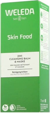 Очищающий бальзам и маска Weleda Skin Food 2 в 1