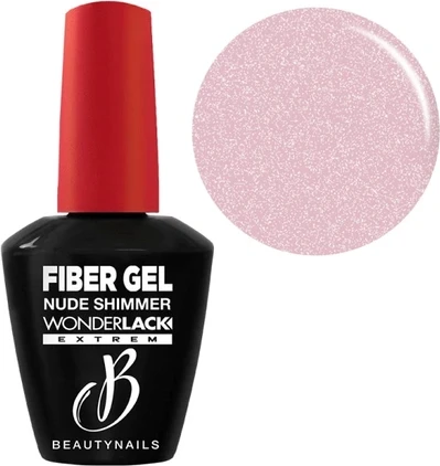 Гель-лак Beautynails Fiber Gel Nude Shimmer