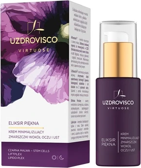 Крем для минимизации морщин вокруг глаз и губ Uzdrowisko Virtuose Elixir Smooth