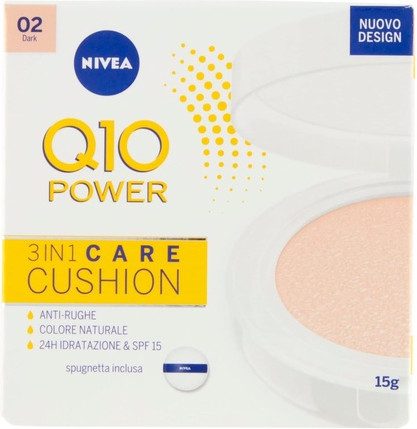 Тональный кушон для лица Nivea Q10 Plus Anti Age