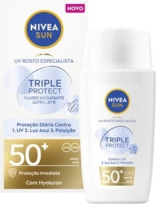 Увлажняющий флюид Nivea Sun Тройная Защита