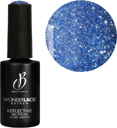 Лаковое покрытие для ногтей Beautynails Мы Рефлексивный Синий Лак для Ногтей