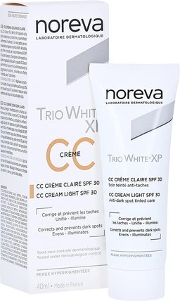 Тонирующий дневной крем Noreva Trio White XP CC Cream