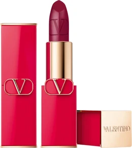 Повторно заправляемая помада Valentino Rosso Satin Finish Cream Lipstick