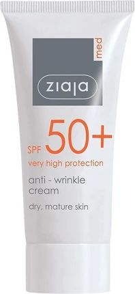 Крем против морщин с защитой от солнца SPF 50+ Ziaja