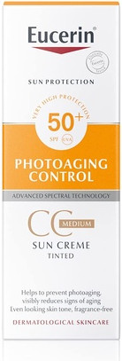 Солнцезащитный крем Eucerin Photoaging Control CC Sunscreen Medium Tinted SPF50+