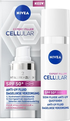 Сыворотка-флюид Nivea Cellular Expert Filler Ежедневная УФ-Сыворотка с SPF 50