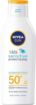 Солнцезащитное молочко Nivea Sun Kids Protect & Sensitive SPF 50+