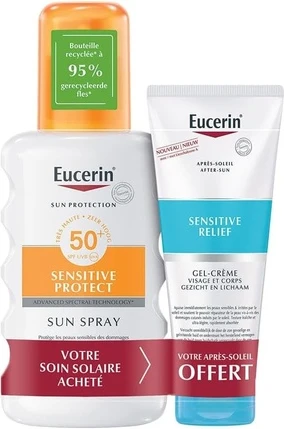 Солнцезащитный спрей Eucerin Sensitive Protect SPF 50+