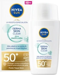 Солнцезащитный крем высокой защиты Nivea Sun Derma Skin Clear