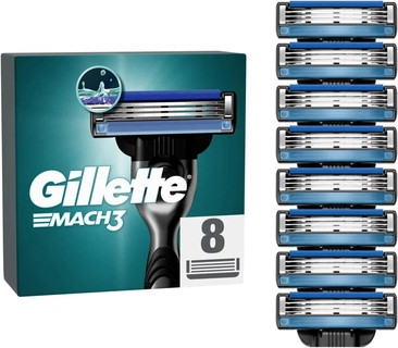 Сменные кассеты для бритвы Gillette Mach 3 Charger