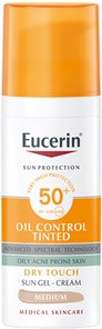 Гель-Крем Контроль Жирности Цвет Средний SPF 50 Eucerin
