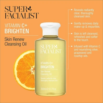 Очищающее масло Super Facialist Vitamin C + Brighten