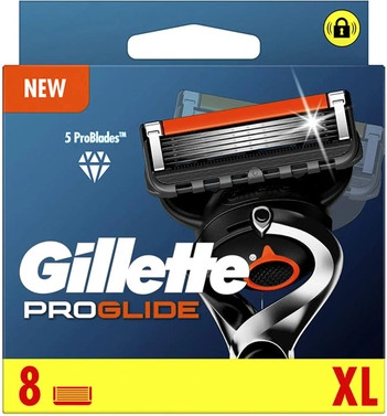 Набор для бритья Gillette Fusion Proglide Charger с 8 сменными кассетами