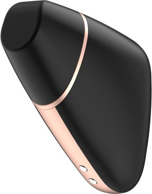 Air Pulse Stimulator Satisfyer Love Triangle Air Pulse Stimulator + Vibration Black