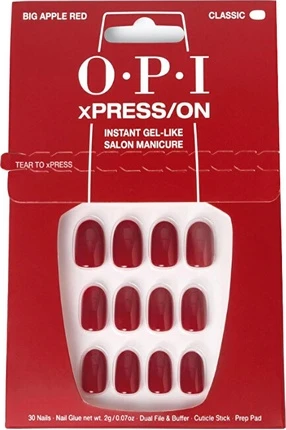 Накладные ногти OPI Xpresson Big Apple Red