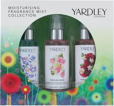 Набор спреев для тела Yardley London Rose Dahlia Bluebell