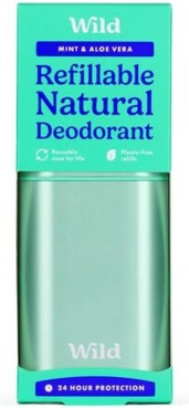 Многоразовый натуральный дезодорант Wild Cashmere Мужской Мята и Алоэ Вера