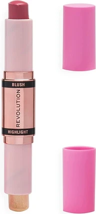Blush and Highlighter Stick Makeup Revolution Mauve Glow
