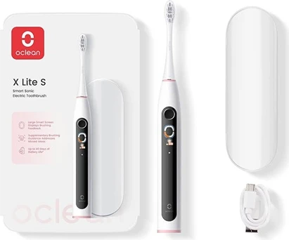 Электрическая зубная щетка Oclean Oclean Sonic Brush Grey-Pink X Lite Gray Set