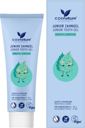 Зубной гель Cosnature Cosnature Junior Зубной гель для чувствительных зубов для детей 6-12 лет