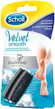 Педикюрный ролик Scholl Velvet Smooth с кристаллами бриллианта
