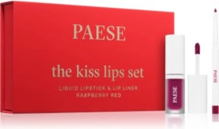 Набор для губ Paese The Kiss Lips Set Raspberry Red