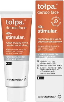 Ночной крем Tolpa Dermo Face 40+ Stimular Регенерирующий против морщин