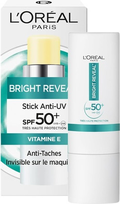 Стик для защиты от солнца L'Oreal Paris Bright Reveal Anti-UV Stick SPF 50+