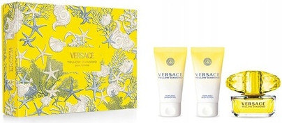 Туалетная вода спрей подарочный набор Versace Yellow Diamond