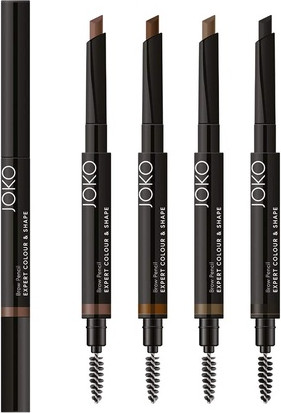 Eyebrow Pencil Joko Expert Color & Shape Waterproof Eyebrow Pencil 02 Brown