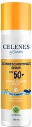 Органический солнцезащитный спрей Celenes By Sweden SPF50 для детей
