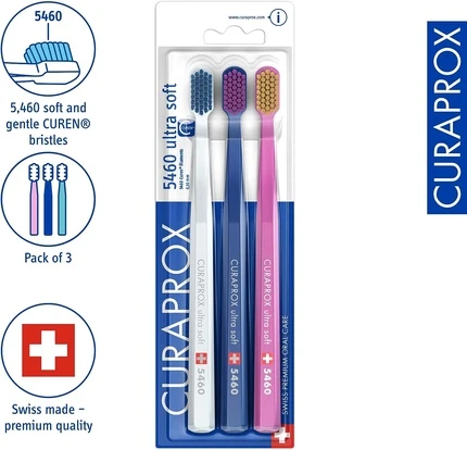 Набор мануальных зубных щеток Curaprox CS 5460 Ultra Soft