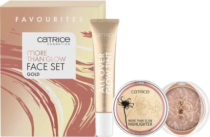 Комплект для тона лица Catrice More Than Glow Face Set Gold