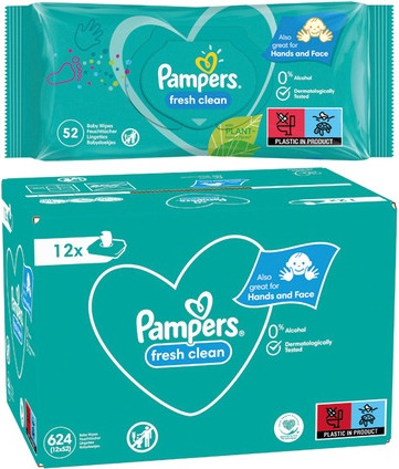Влажные салфетки Pampers