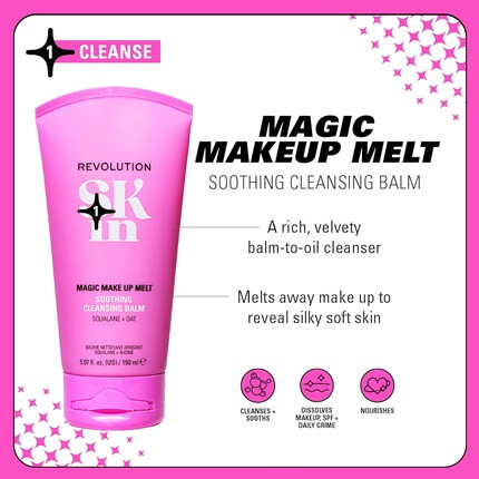 Cleansing Balm Revolution Skincare Makeup Mellow Soothing Cleansing Balm
