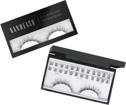 Наращивание ресниц Nanolash Classy Накладные ресницы пучками
