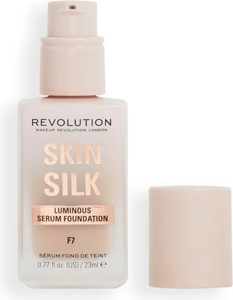 Сыворотка-Тональное Средство Makeup Revolution Skin Silk от Светлого до Среднего Покрытия с Гиалуроновой Кислотой