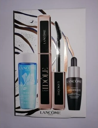 Набор для снятия макияжа с глаз и тушь для ресниц Lancome Lash Idole
