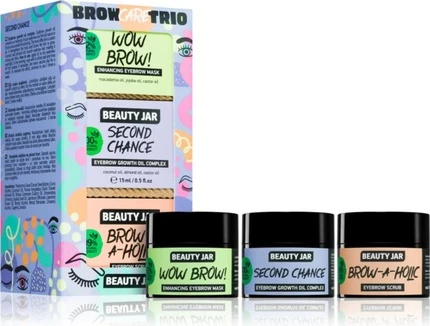 Наборы и палитры для бровей Beauty Jar Brow Care Trio Набор в подарок