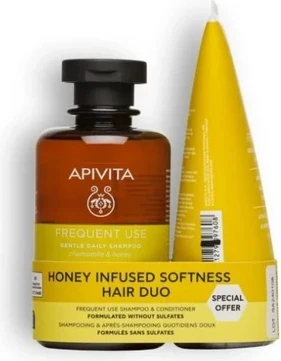 Набор для ухода за волосами Apivita Honey Infused Softness