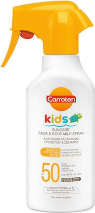 Молочко-спрей для защиты от солнца Carroten Sensicare Kids SPF50