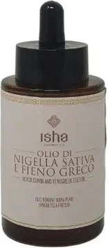Масло Isha Vital Холодного Отжима Масло Черного Тмина и Пажитника