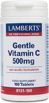 Таблетки Lamberts Gentle Vitamin C 500мг